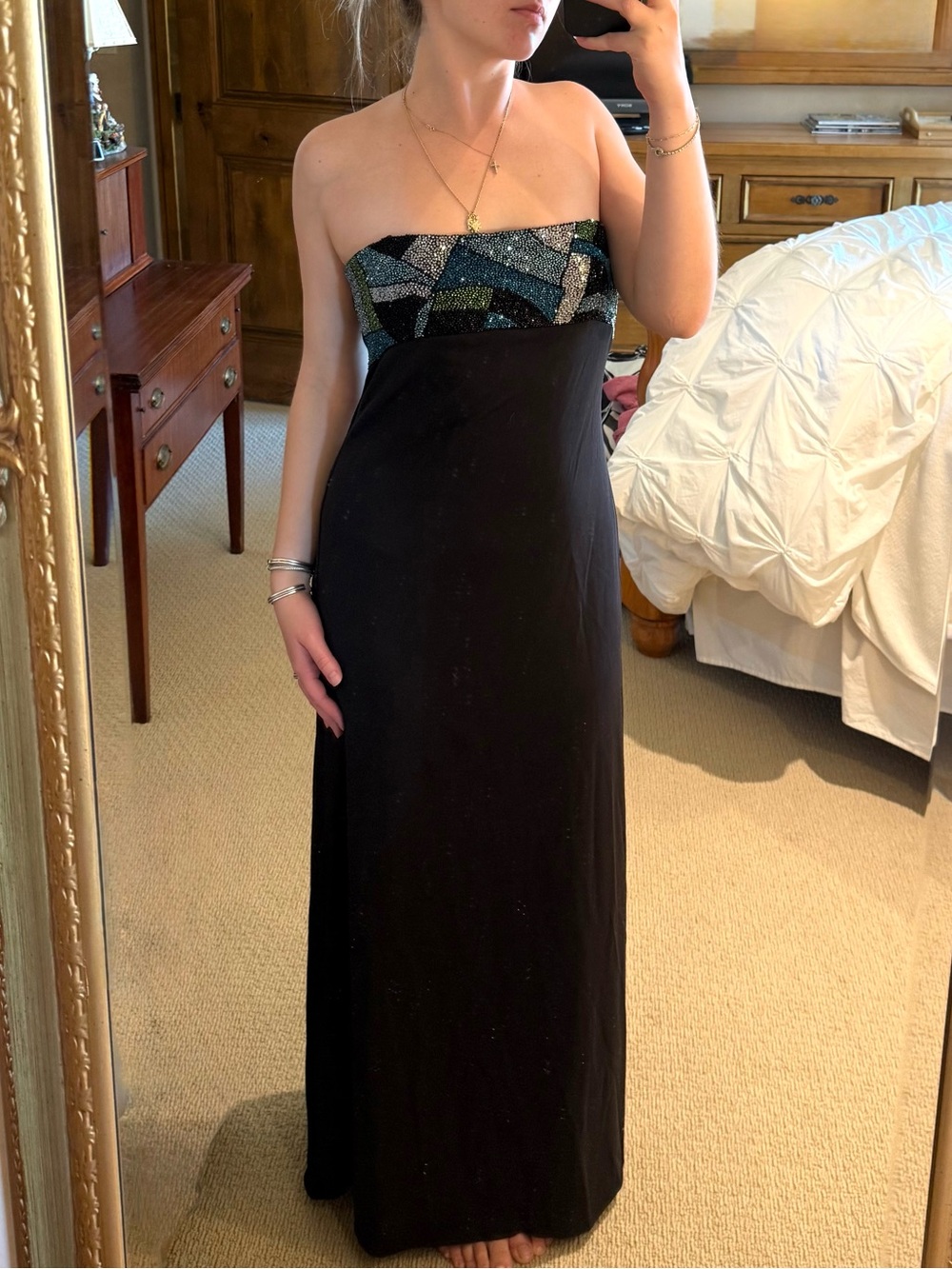 Beaded maxi dress